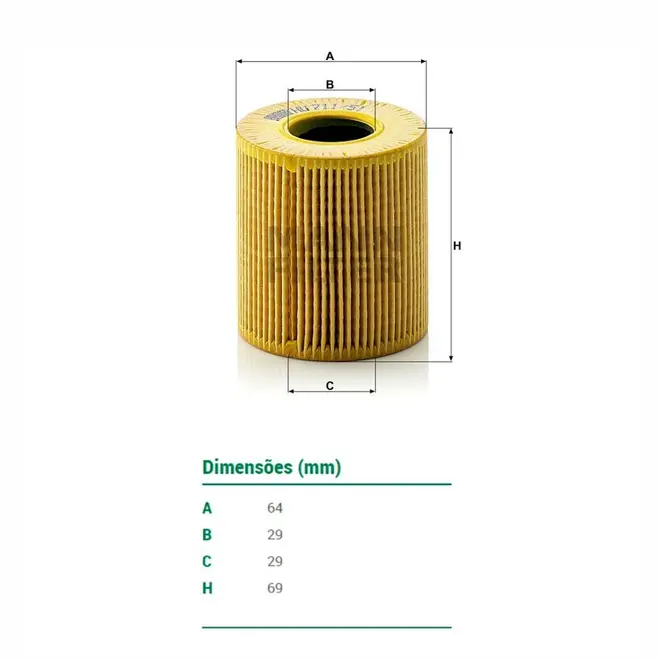 FILTRO LUBRIFICANTE LAND ROVE 2.2/2.4 16V TDI/MINI 1.6 16V TURBO LR004459/SKU517